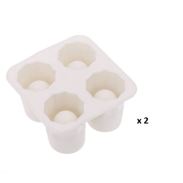 Moules à Shots En Silicone Pour Glaçons Et Chocolat - Idéal Fêtes Et Cadeaux