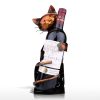 Porte bouteille de vin chat