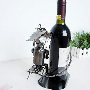 Porte-bouteille Étagère À Vin Pour 12 Bouteilles En Bois Noyer 10_0003815 à Prix