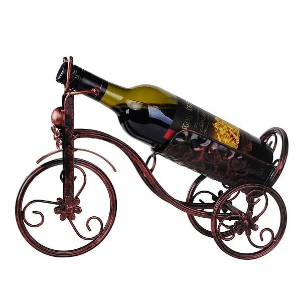 Porte bouteille de vin vélo