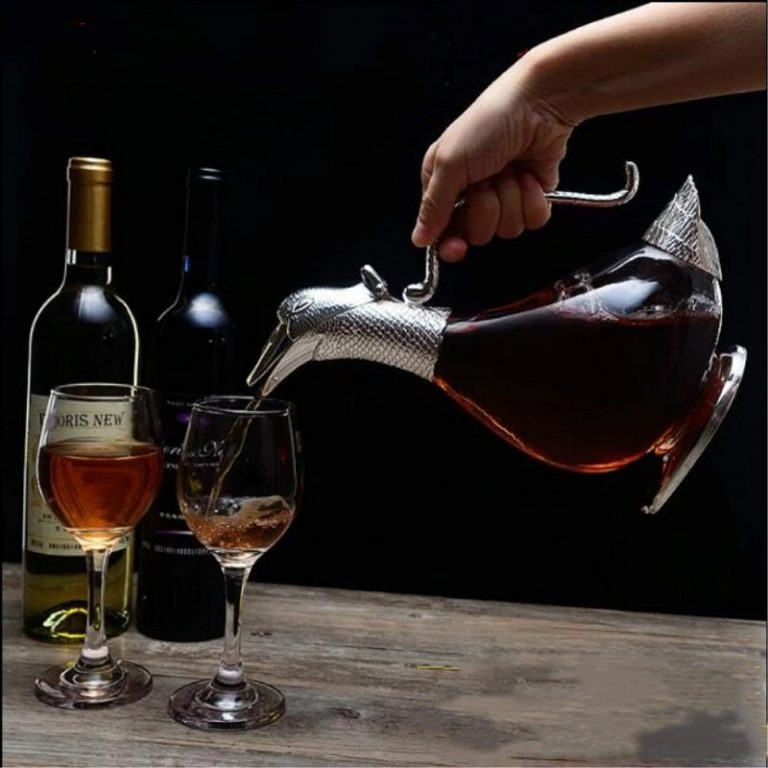 Bouteille De Whisky Amusante En Forme De Canard Avec Doigt D'honneur - Bouteille De Vin Créative