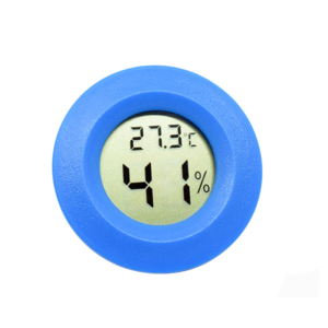 Thermomètre hygromètre intérieur bleu