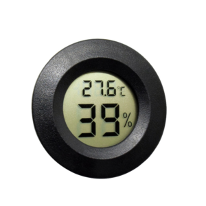 Thermomètre hygromètre intérieur noir