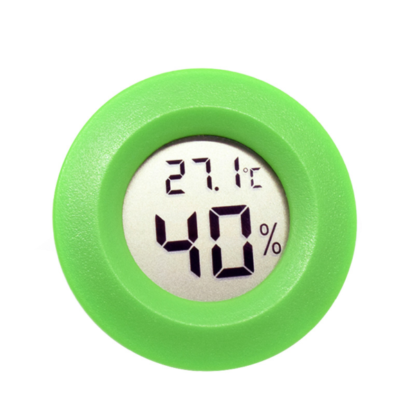 Thermomètre hygromètre intérieur vert
